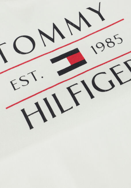 Witte TOMMY HILFIGER T-shirt TOMMY FLAG HILFIGER REG TEE SS - large