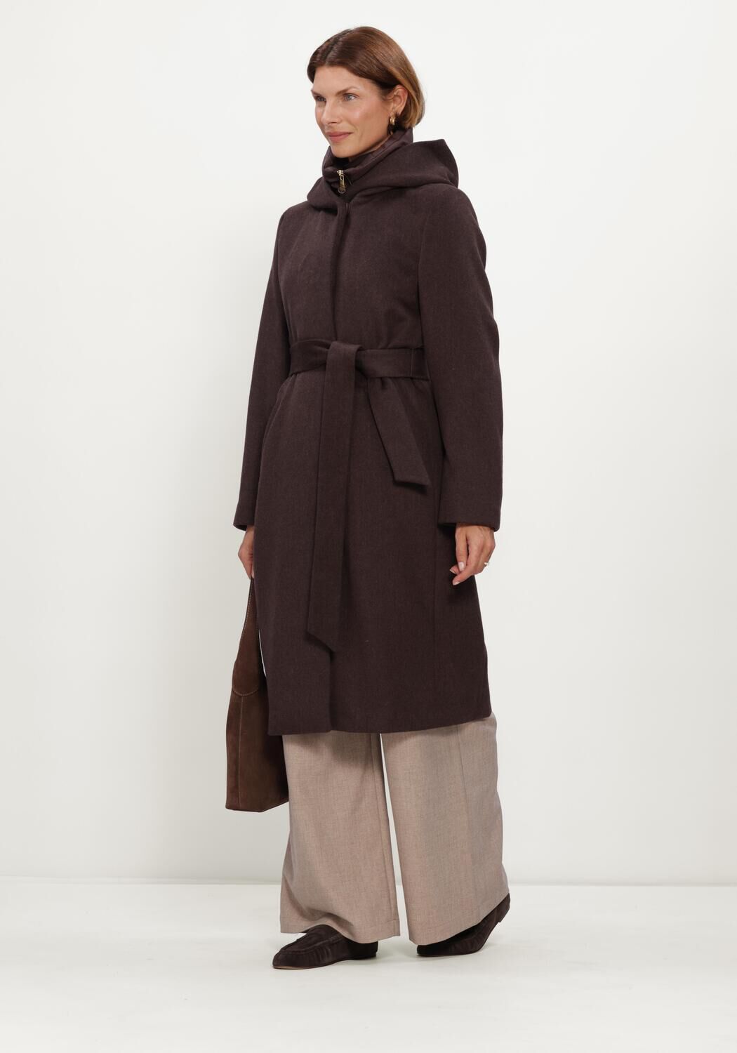 Bruine BEAUMONT Mantel AVIVA COAT - large