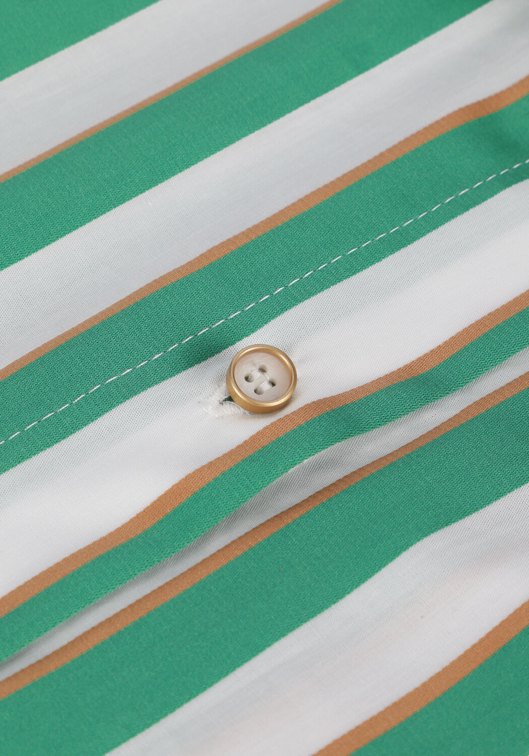 Groene ACCESS  STRIPED SHIRT WITH RUFFLE SLEEVES - large