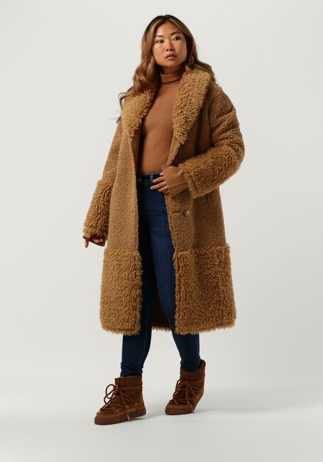 Bruine BEAUMONT Teddy jas LAMMY REVERSIBLE COAT Bruine BEAUMONT Teddy jas LAMMY REVERSIBLE COAT - large
