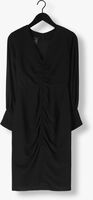 ACCESS Mini robe RUCHED DRESS WITH V NECKLINE en noir