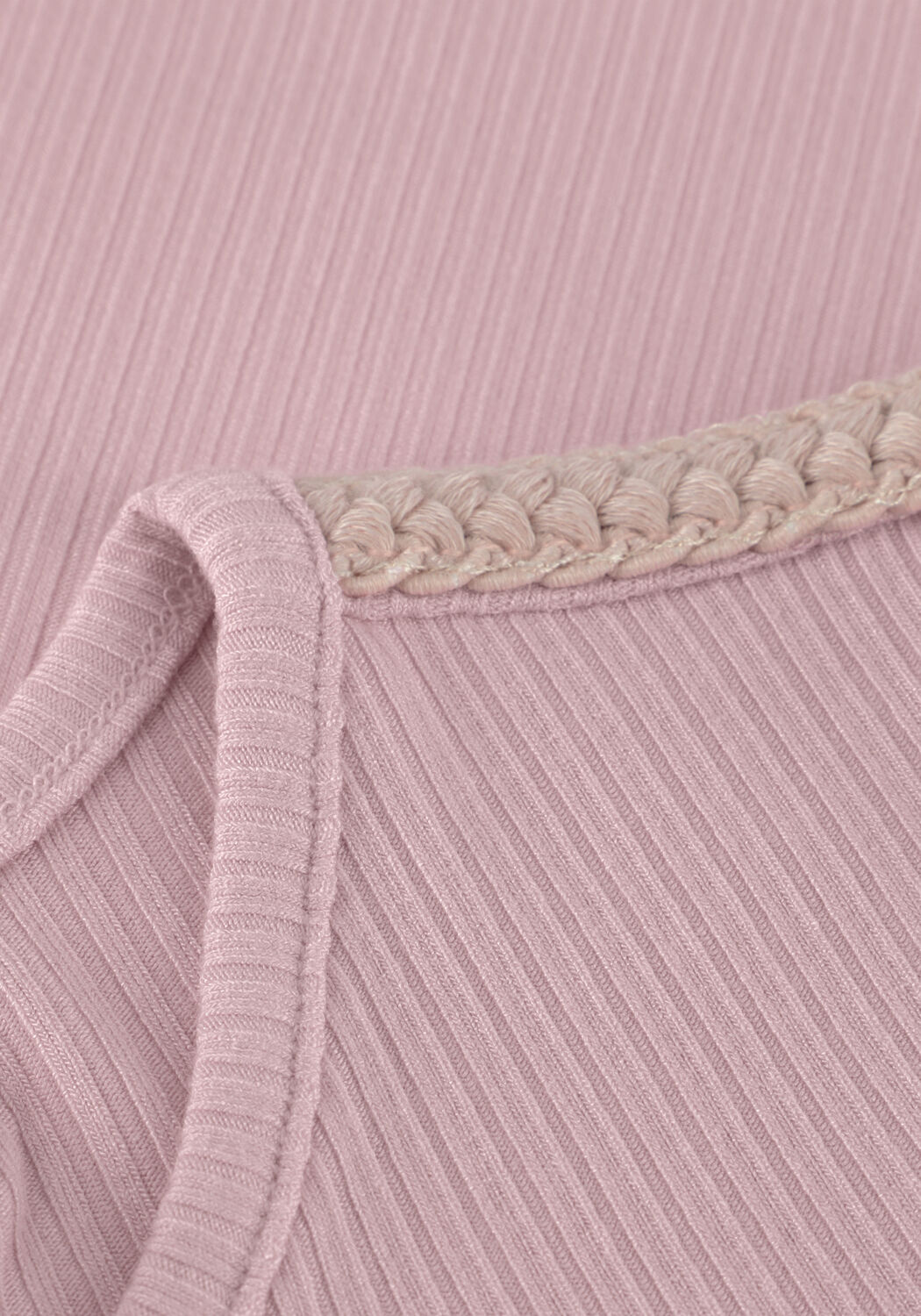 NONO T-shirt KRIS RIB TSHIRT Rose clair - large