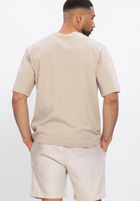 Beige PROFUOMO T-shirt T-SHIRT CREW NECK HEAVY COTTON - large