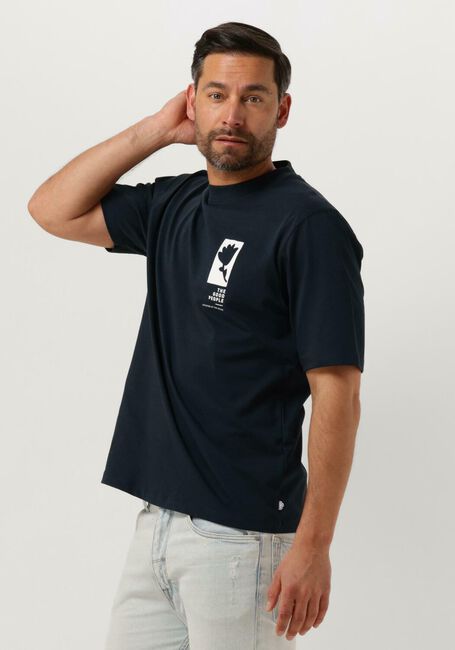 THE GOODPEOPLE T-shirt TODD Bleu foncé - large