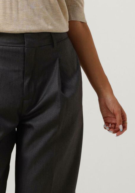 Grijze SCOTCH & SODA Pantalon ROSE PLEATED HIGH-RISE WIDE LEG PANT - large