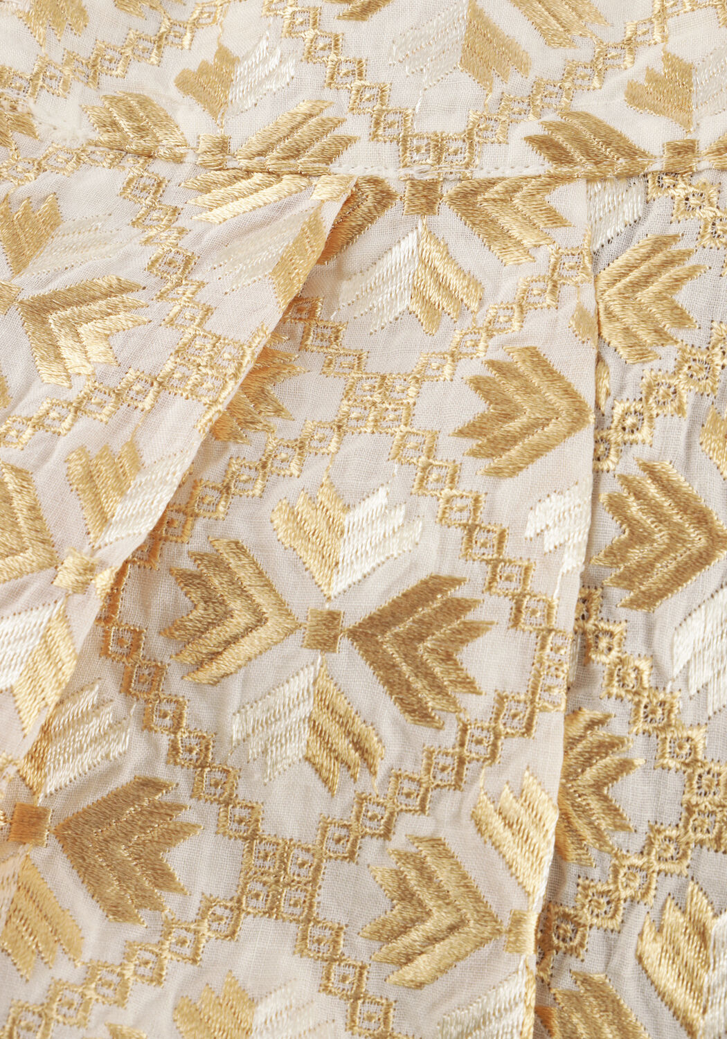 GREEK ARCHAIC KORI Pantalon courte S26K-4061097 Cr&egrave;me - large