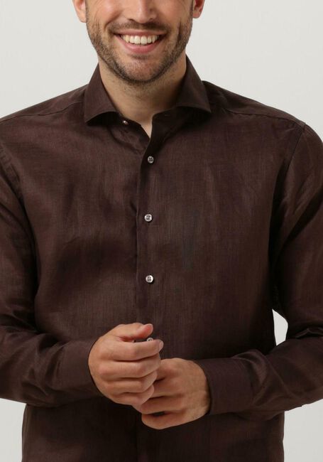 PORTO MILANO Chemise classique LAGOS en marron - large