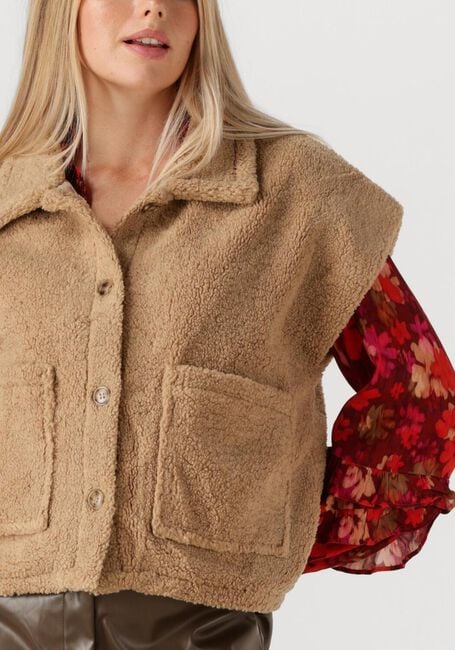 YDENCE Gilet GILET REJOU en camel - large