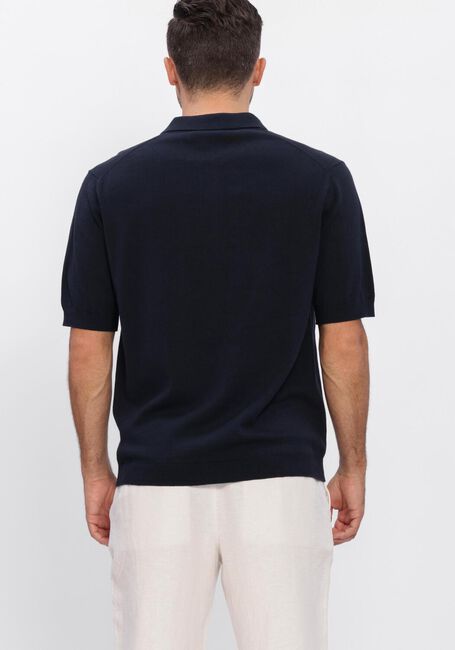 FOR&Eacute;T Polo SEA COTTON LINEN SS POLO Bleu fonc&eacute; - large