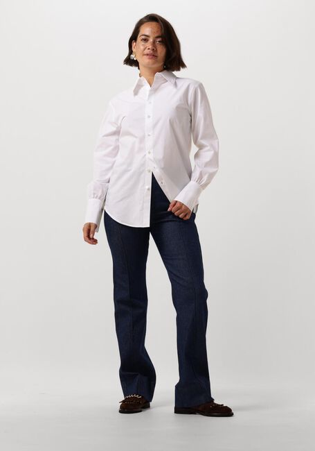 VANILIA CLASSIC POPLIN BLOUSE Blouses en blanc - large