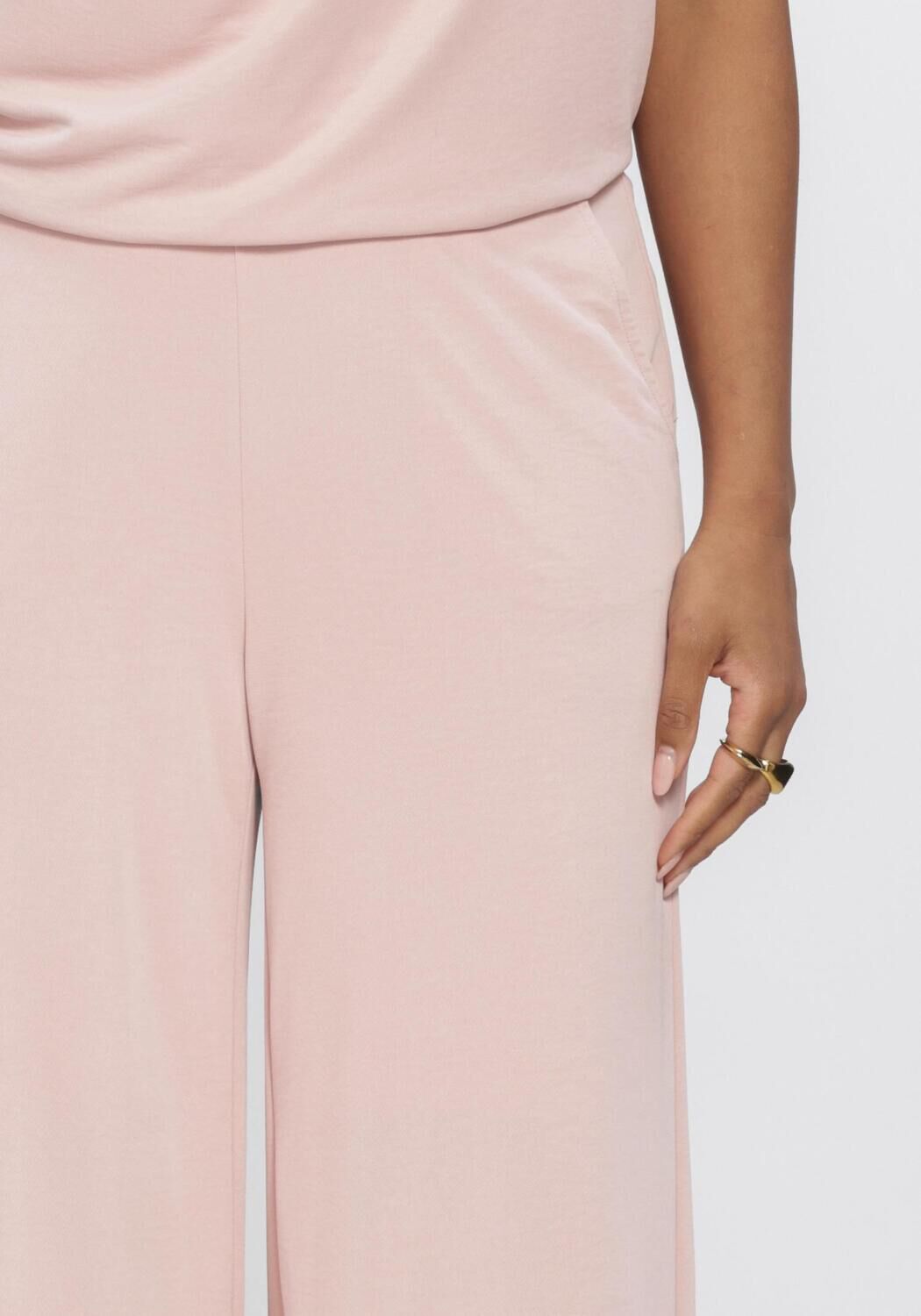 Roze AIMEE THE LABEL Broeken/jumpsuits RILEYH6 TROUSERS - large
