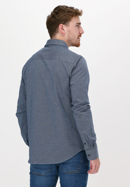 Blauwe SCOTCH & SODA Casual overhemd 163243 - CLASSIC SLIM FIT KNIT - large