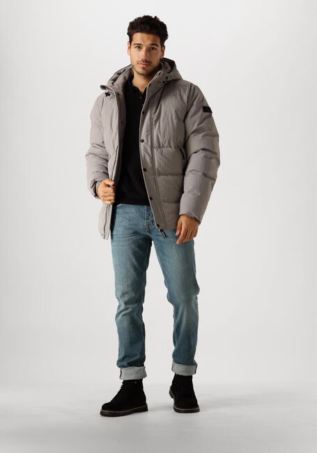 PURE PATH Veste matelassé REGULAR FIT JACKETS PADDED404 en gris - large