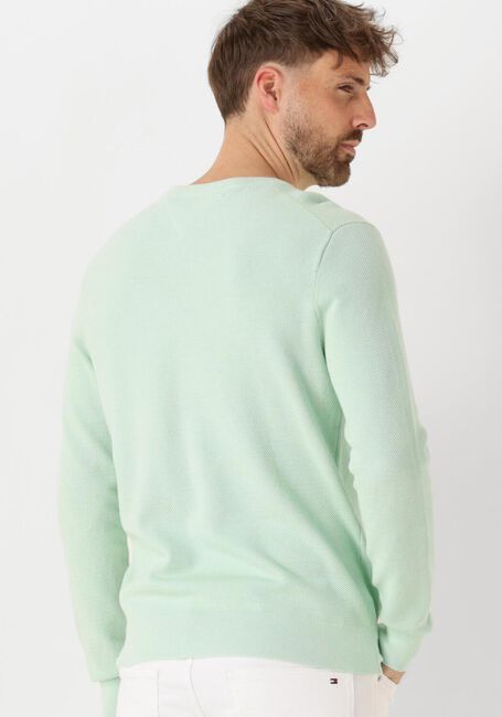 TOMMY HILFIGER Pull ESSENTIAL STRUCTURE CREW NECK Menthe - large