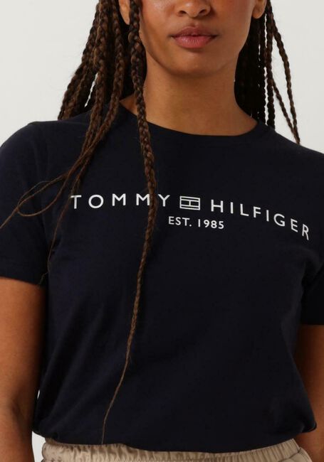 TOMMY HILFIGER T-shirt REC CORP LOGO C-NK Bleu foncé - large