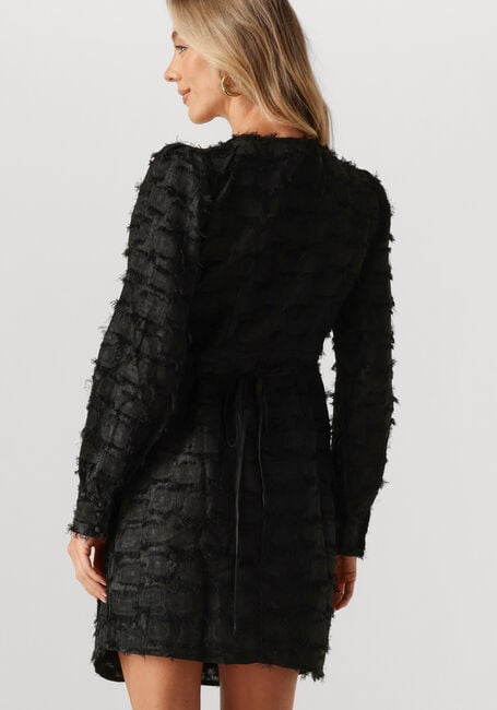 OBJECT Mini robe OBJDARIA L/S RE SHORT WRAP DRESSDA en noir - large