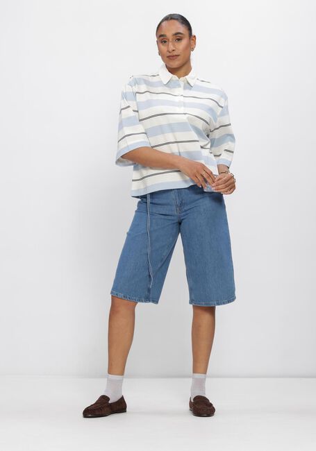 SELECTED WOMEN Pantalon courte SLFTENNA MW BERMUDA DENIM SHORTS en bleu - large