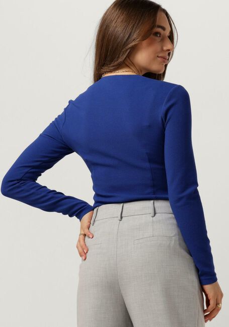 VANILIA 90S V NECK LONGSLEEVE Hauts & T-shirts en bleu - large