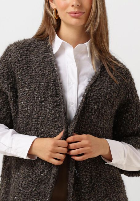 NUKUS Gilet BESS CARDIGAN en marron - large