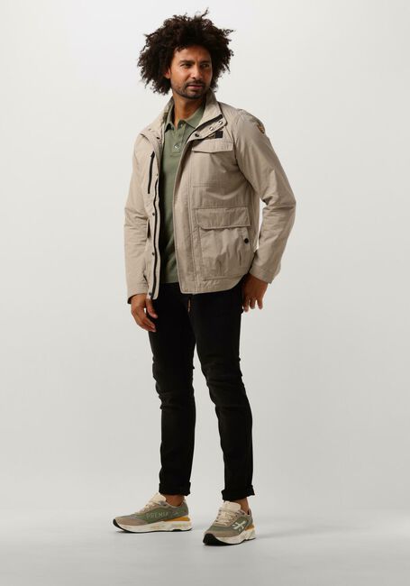 Beige PME LEGEND Jack SEMI LONG JACKET FUTURER MECH COTTON Beige PME LEGEND Jack SEMI LONG JACKET FUTURER MECH COTTON - large
