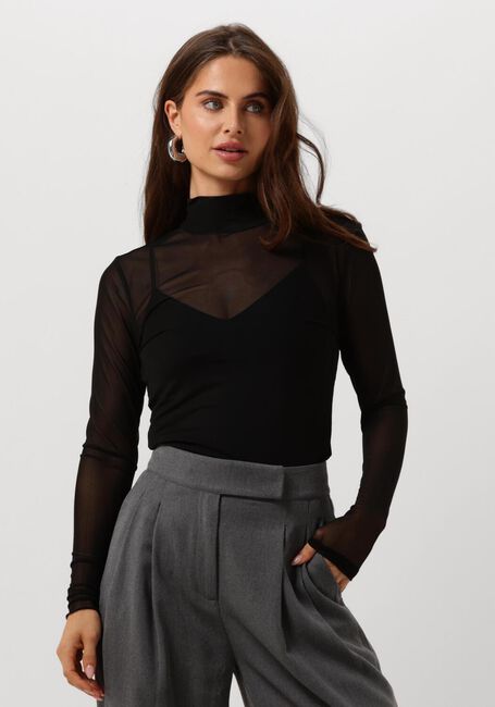 CC HEART EVE MESH TURTLENECK Hauts & T-shirts en noir - large