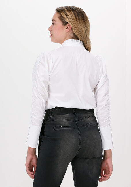 Witte CO'COUTURE  SANDY ELASTIC SLEEVE SHIRT - large