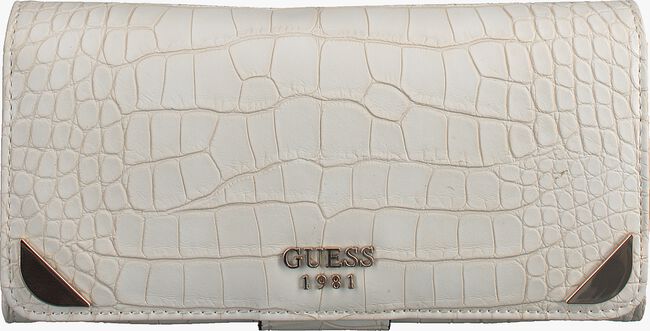 Witte GUESS Portemonnee TRYLEE FILE CLUTCH - large