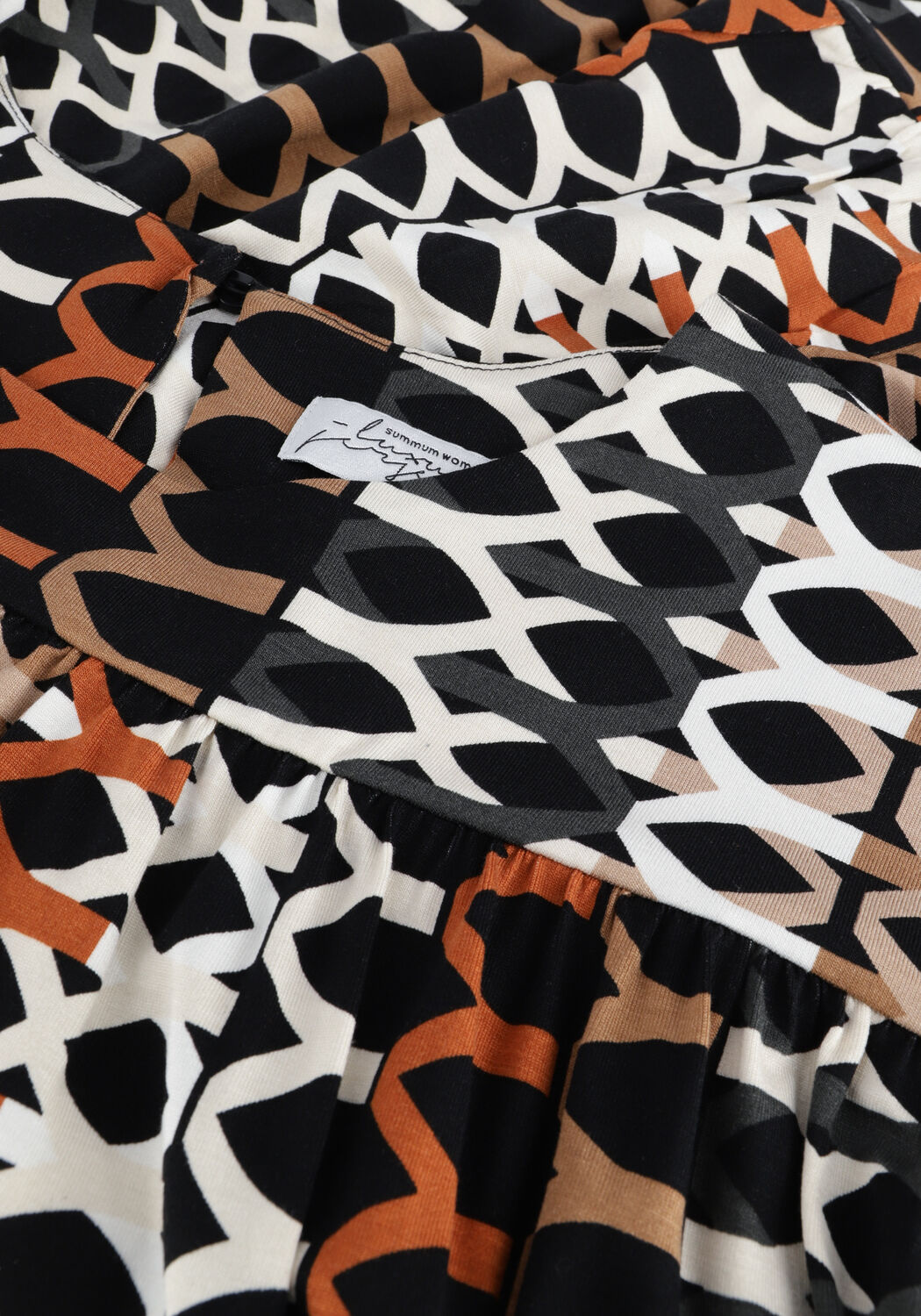 SUMMUM TOP HONEYCOMB PRINT ON VISCOSE EA Blouses en blanc - large