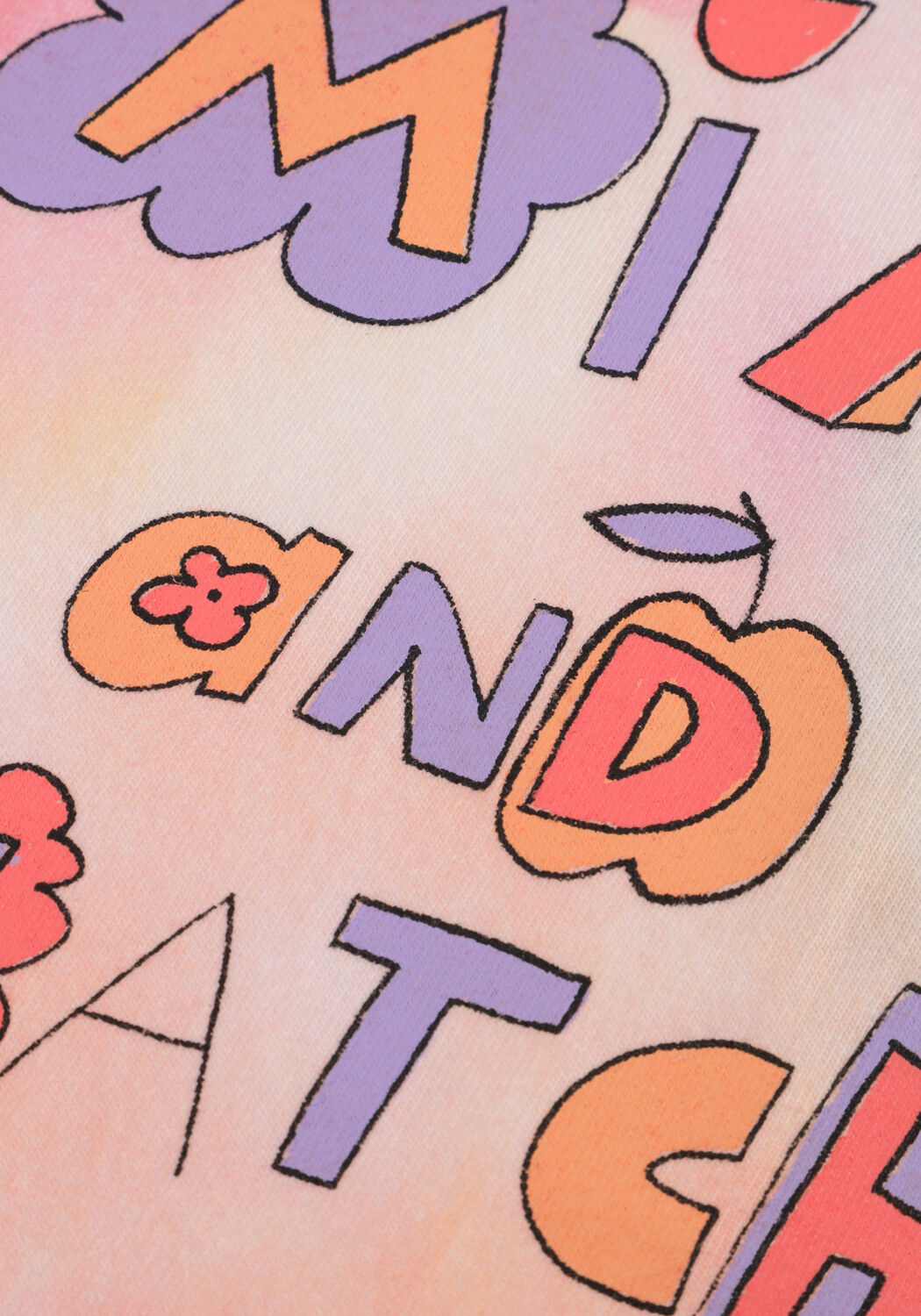 Multi Jelly Mallow T-shirt MIX+MATCH TIEDYE T-SHIRT - large