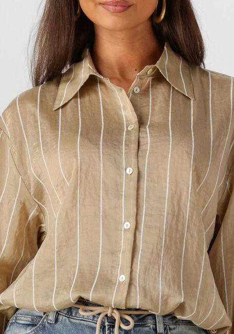 Gouden NUKUS  IRIS BLOUSE STRIPE - large