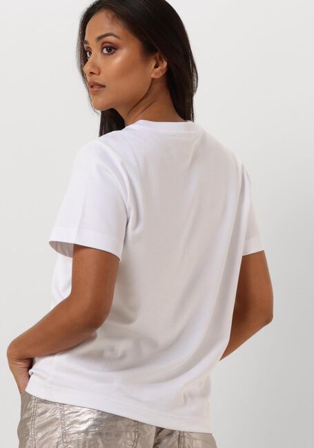 SUMMUM T-shirt SHORT SLEEVE TOP CLASSIC COTTON TEE en blanc - large