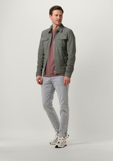 GOOSECRAFT Veste en cuir GC PORTER JACKET en gris - large