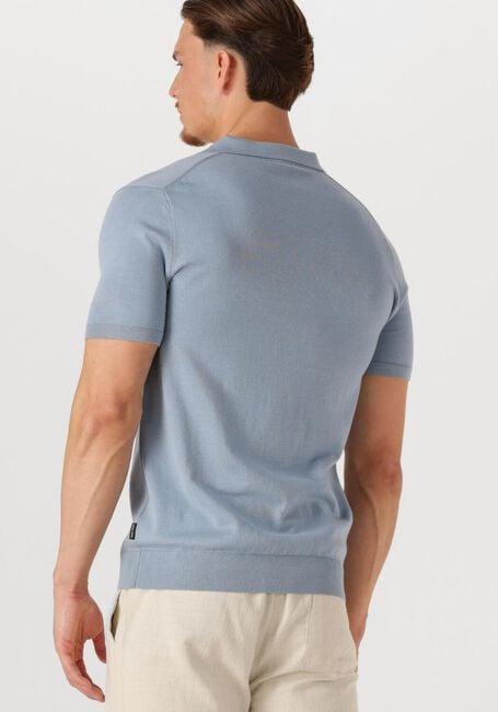 SAINT STEVE Polo SEAN Bleu clair - large