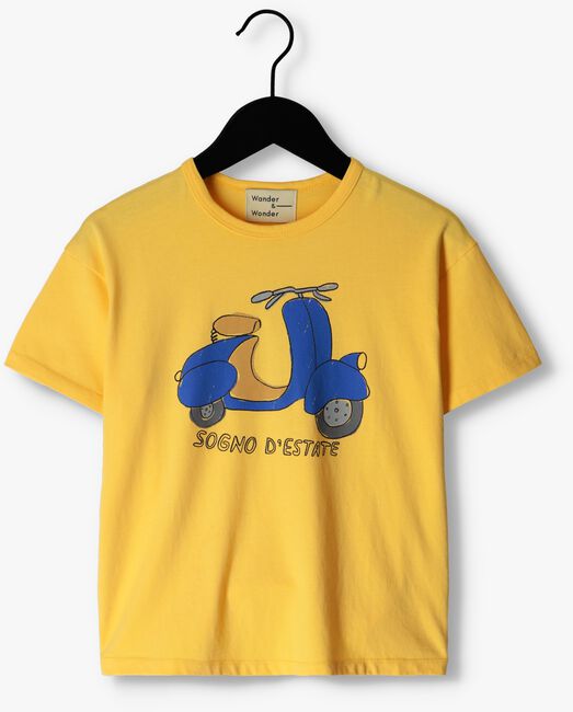 WANDER & WONDER T-shirt SCOOTER TEE en jaune - large