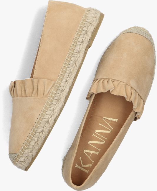 Kanna Suede Espadrilles Espadrilles Spaanse Instappers Beige KANNA