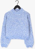 Blauwe SCOTCH & SODA Trui RELAXED FIT CRED NECK BOUCLE S