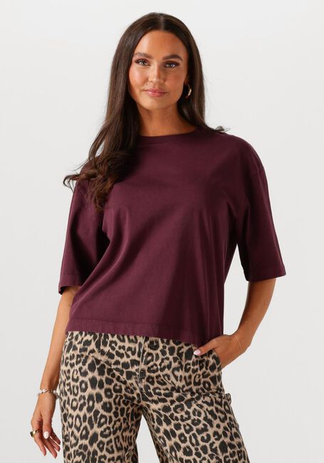 CATWALK JUNKIE T-shirt LOOSE FIT TSHIRT Bordeaux - large
