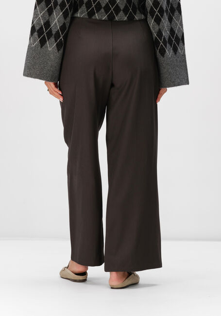 NEO NOIR Pantalon large TILIAN STRUCTURE PANTS en marron - large