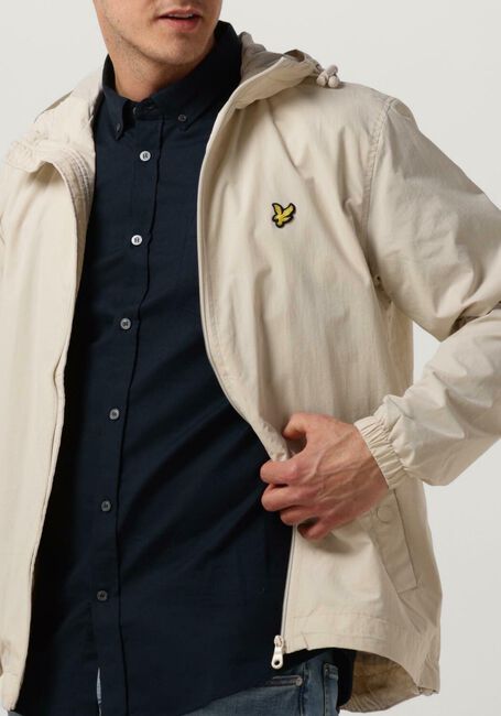 LYLE & SCOTT Jack ZIP THROUGH HOODED JACKET en beige - large
