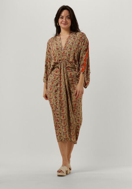 SISSEL EDELBO Robe midi JUNO DRESS en beige - large