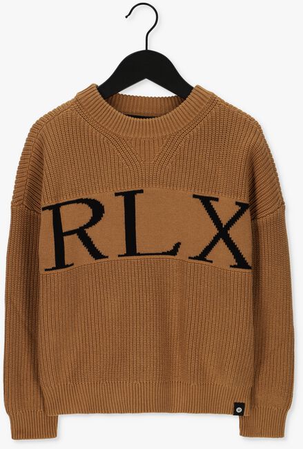 RELLIX Pull CREWNECK KNITTED RLX en camel - large