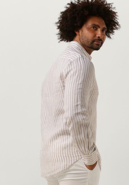 TOMMY HILFIGER Chemise décontracté DC BOLD LINEN STRIPE SHIRT en beige - large