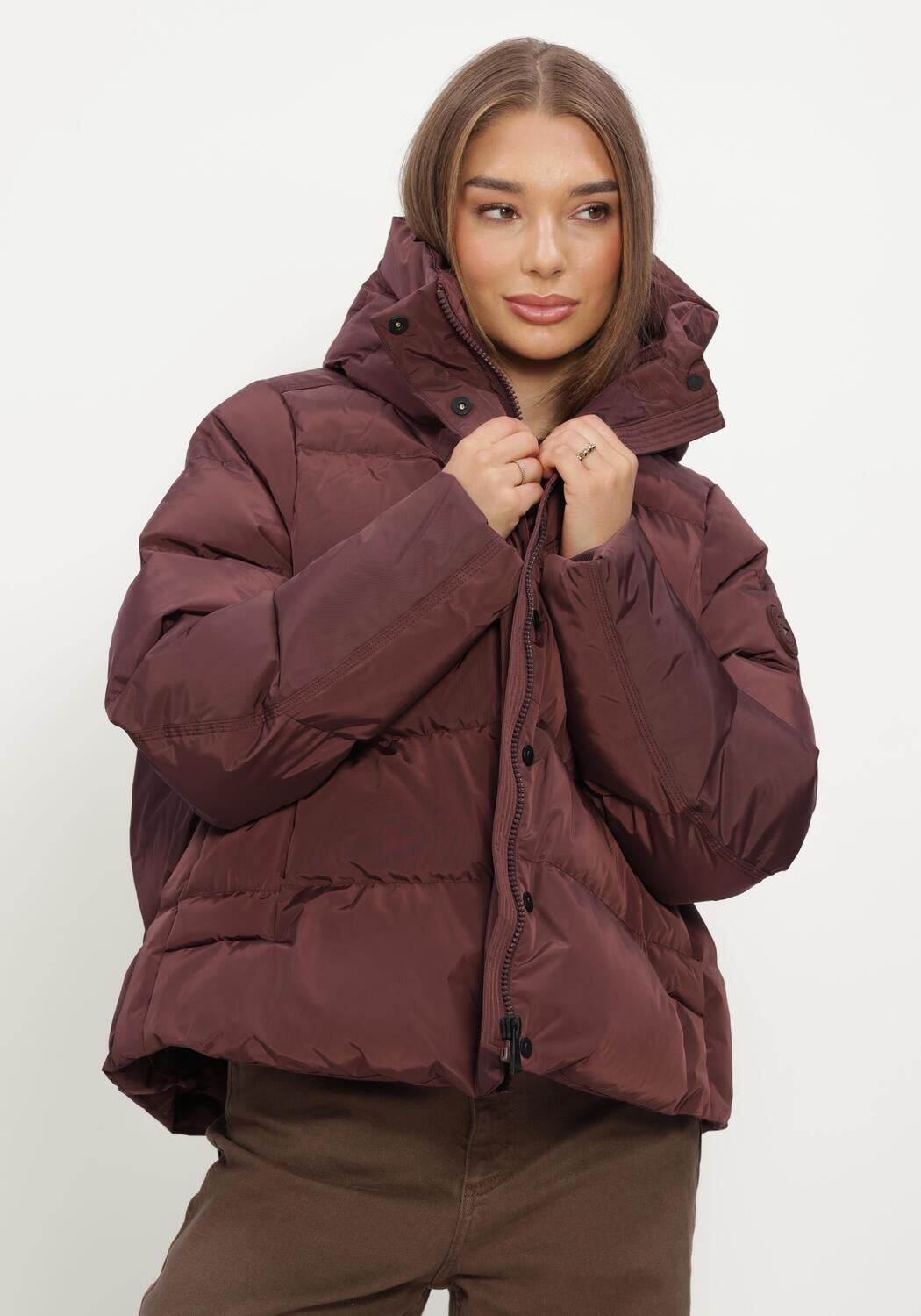 AIRFORCE Veste matelass&eacute; CARLY JACKET Bordeaux - large