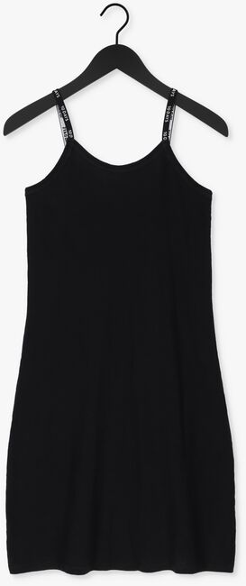 Zwarte 10DAYS Mini jurk SLUB JERSEY DRESS - large