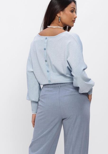 Blauwe NUKUS Trui JORIEN PULLOVER LUREX - large