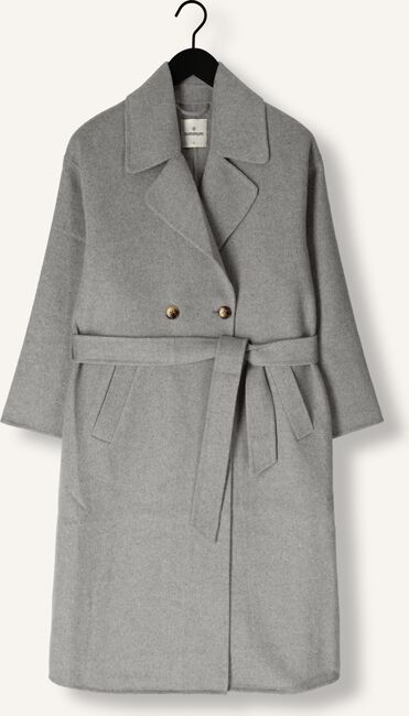 Grijze SUMMUM Mantel LONG COAT WOOL CLASSIC Grijze SUMMUM Mantel LONG COAT WOOL CLASSIC - large