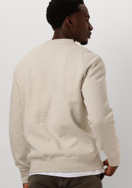 Beige TOMMY HILFIGER Sweater ESSENTIAL FLEECE CREWNECK - large
