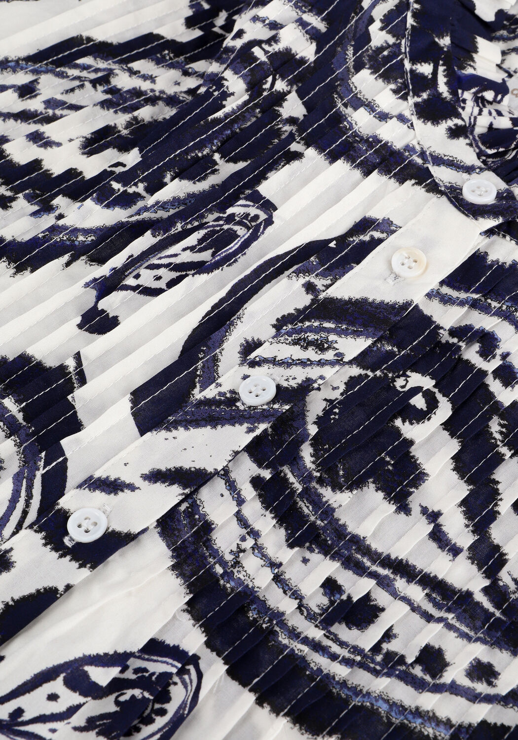 Zwarte DEA KUDIBAL  LINE NS (CO) BLOUSE WITH RUFFLES - large