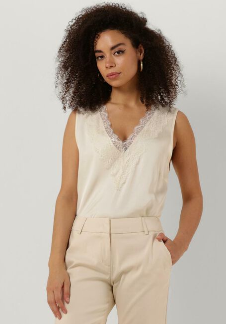 SUMMUM Haut TOP SILKY SATIN (2S2792) en blanc - large