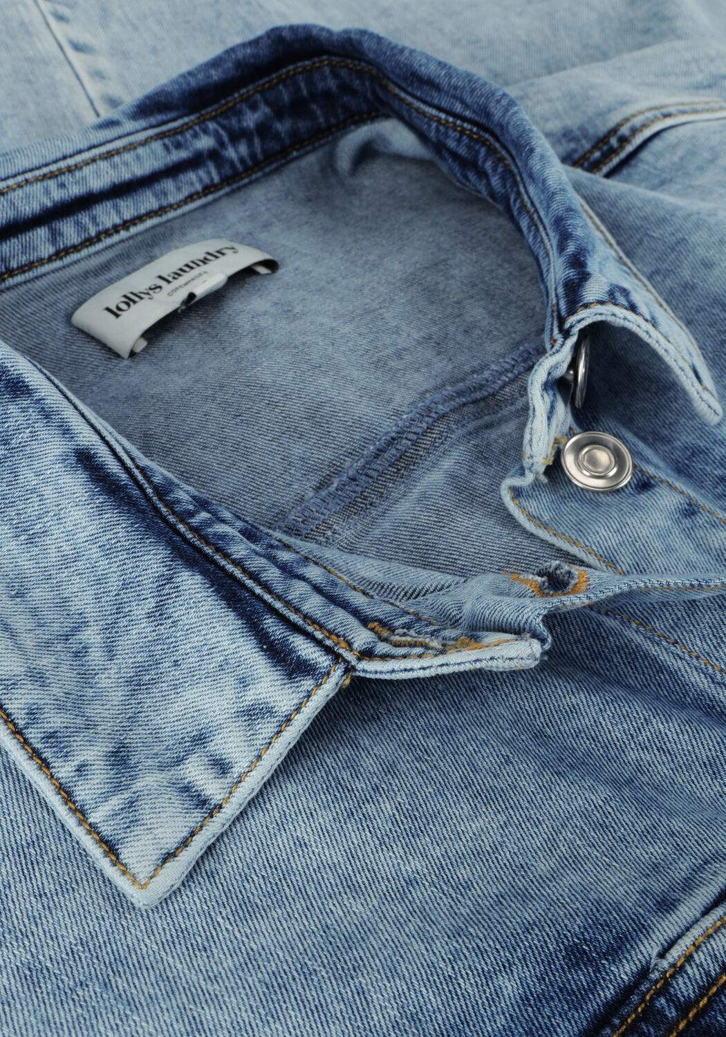 Blauwe LOLLYS LAUNDRY Jumpsuit MATHILDELL JUMPSUIT SS - large